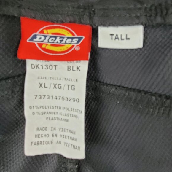 Dickies Scrub Bottoms Womens XL Tall Black Dynamix Straight Leg Pants DK130T - Picture 3 of 8